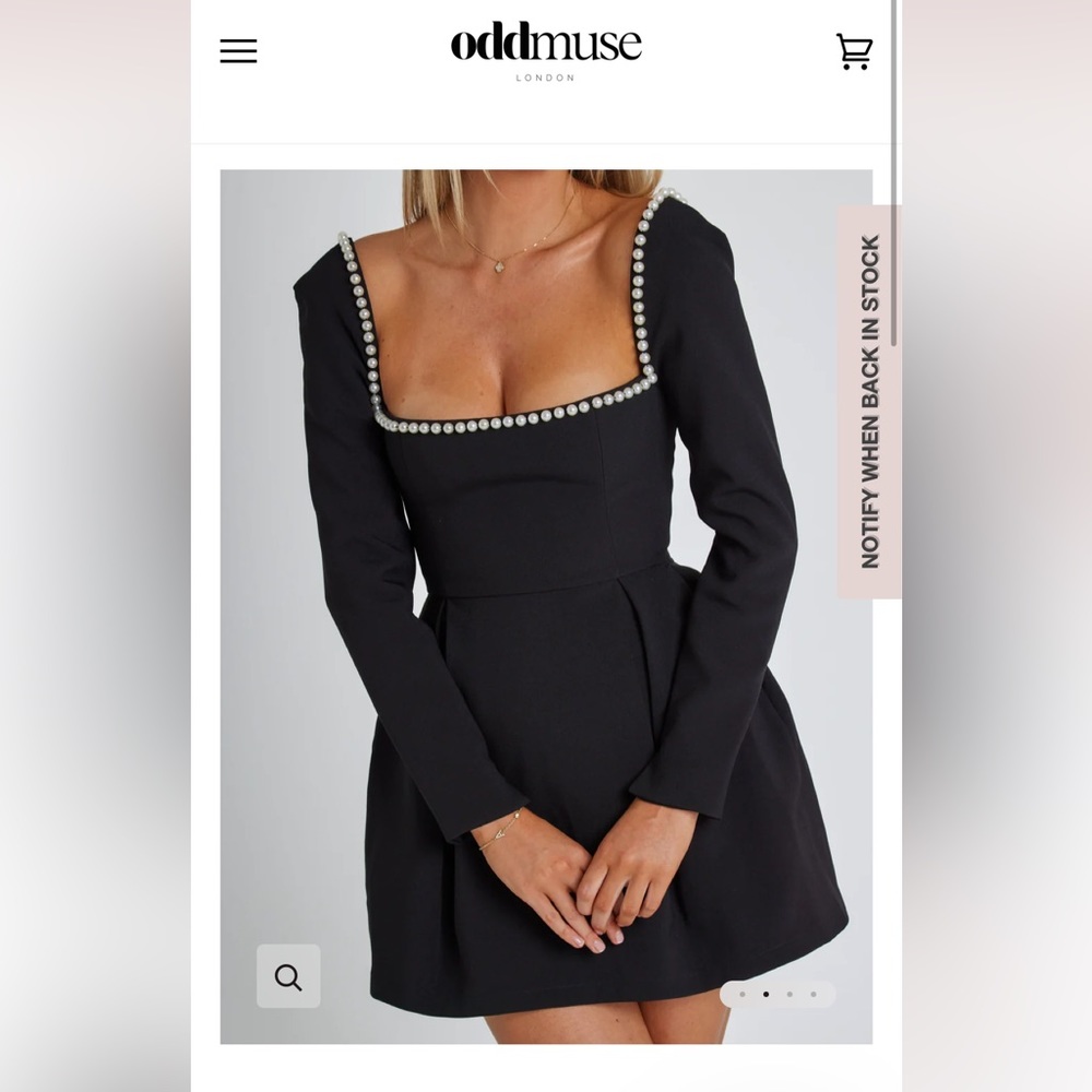 London based designer — viral dress that sold out in 2022 and 2023